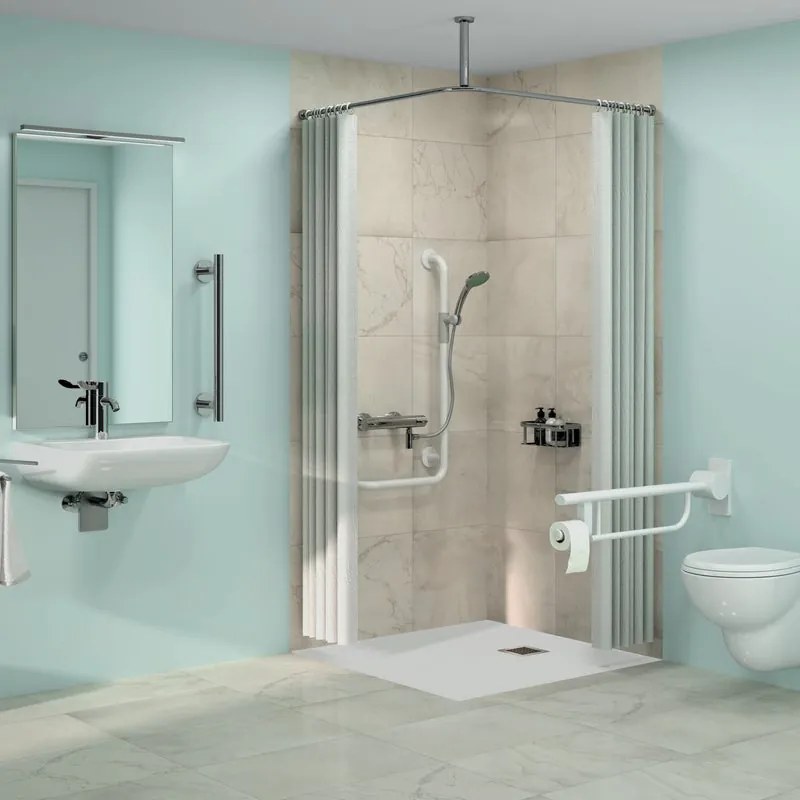 Lavabo sospeso ovale Contour 21 H 19.5 x P 54.5 cm in ceramica bianco lucido