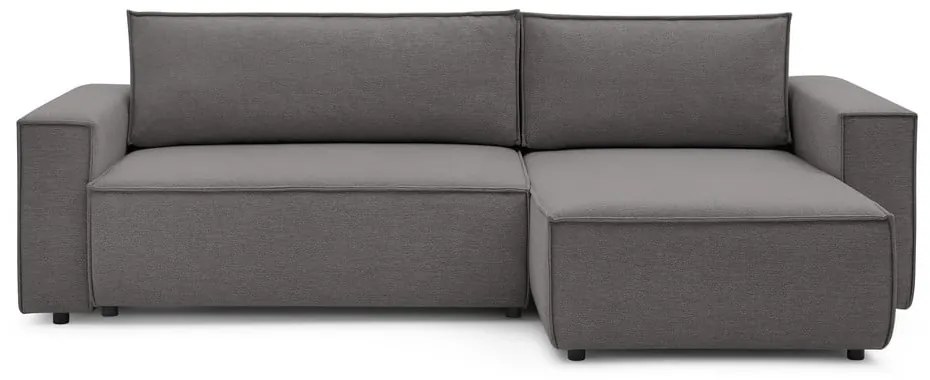 Divano letto angolare grigio (variabile) Nihad structural - Bobochic Paris