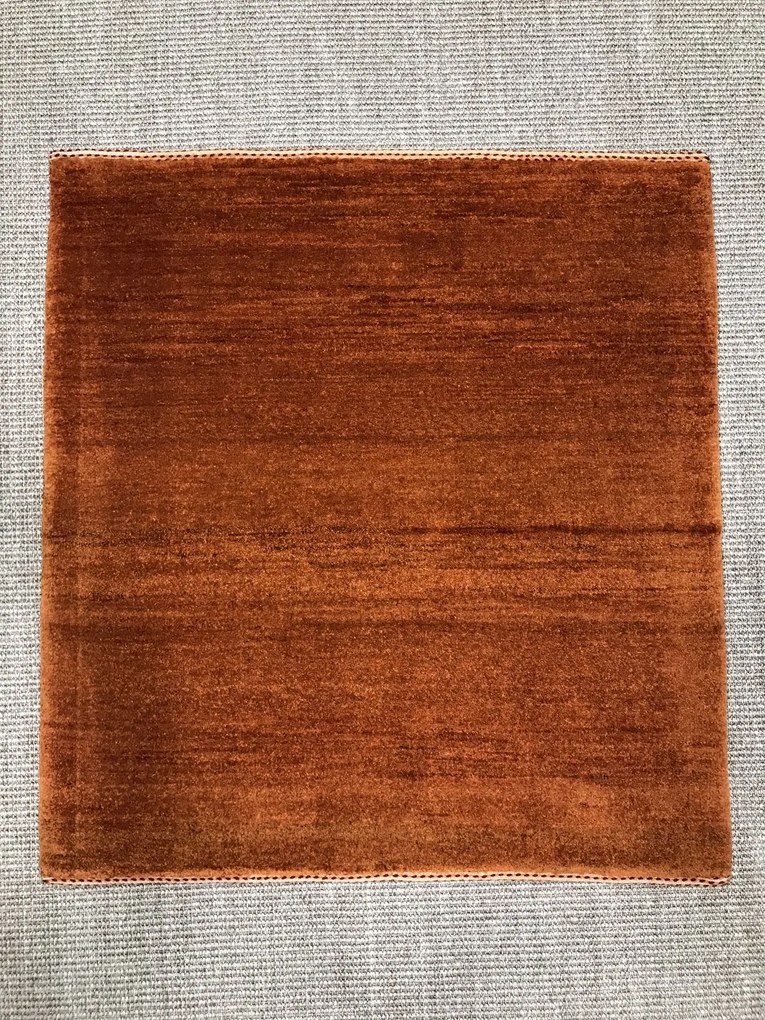 Loribaft Tappeto 80 x 80 Giallo (Iran) Annodato A Mano