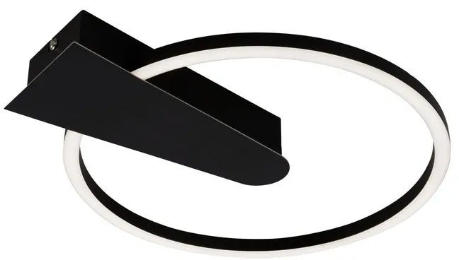 Plafoniera LED Nico Ø 29.5 cm nero IP20, 980 lumen