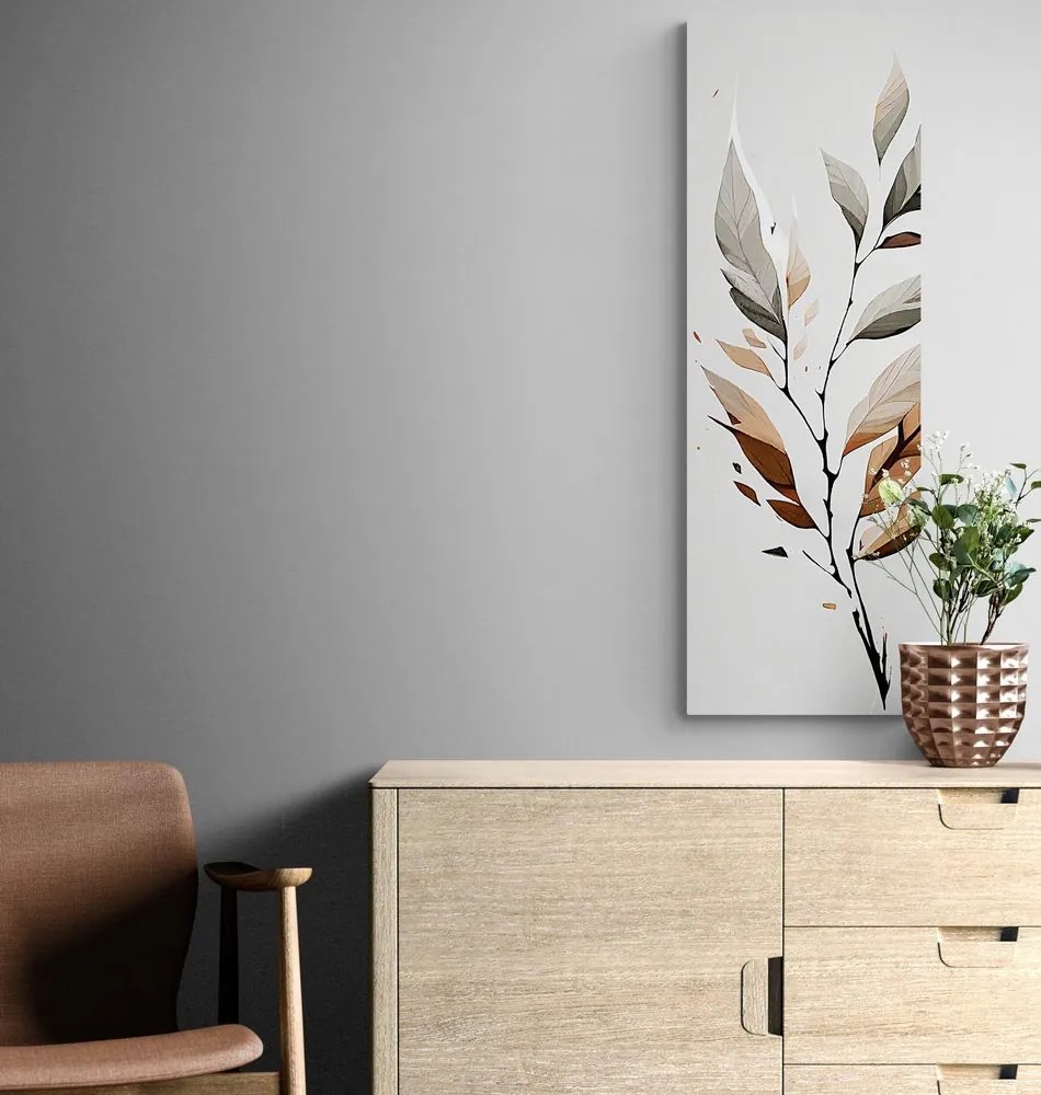 Quadro su tela – Foglia danzante
