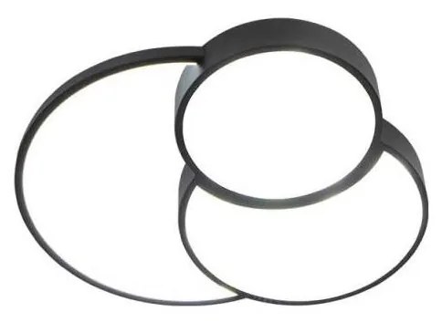 Plafoniera LED dimmerabile LED/60W/230V 3000-6500K nero +remote telecomando