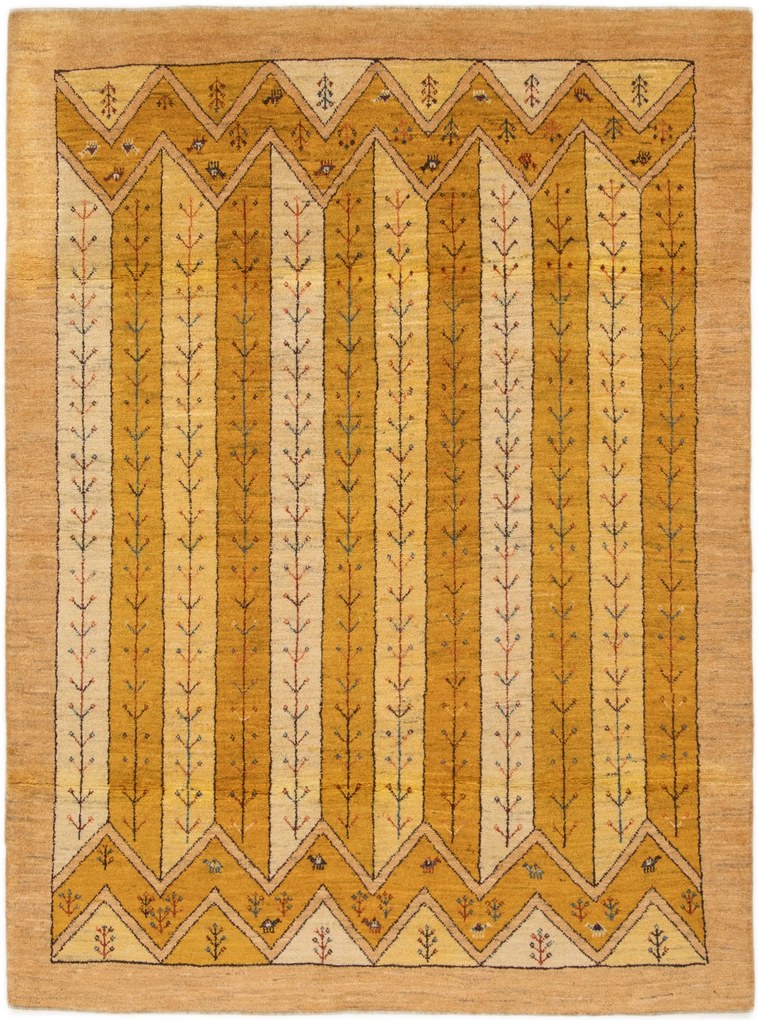 Gashguli Tappeto persiano 230 x 170 Giallo (Iran) Annodato A Mano