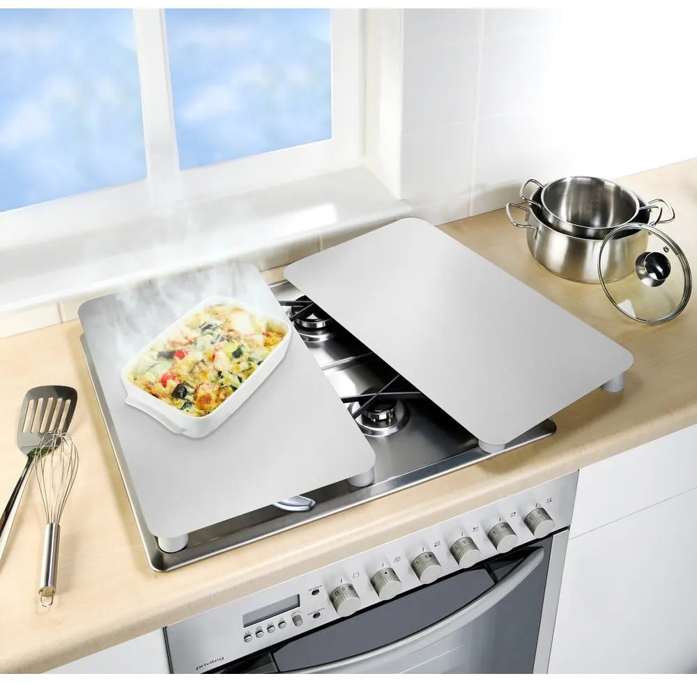 Set di 2 cappe in vetro Argento Universal - Wenko