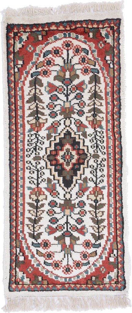 Agra Tappeto orientale 60x30 (Indian) Annodato A Mano