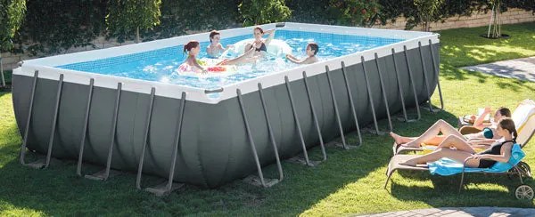 Piscina Intex Ultra Frame Rettangolare 732x366x132 con Filtro a Sabbia