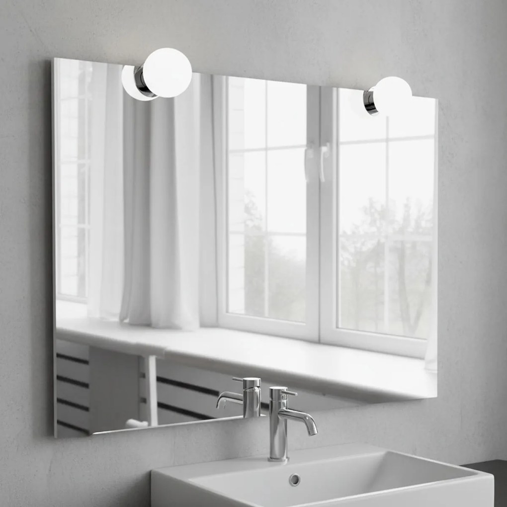 Lampada LED da Specchio Rotonda 3W IP54 - Da cornice o filo lucido Colore Bianco Naturale 4.000K