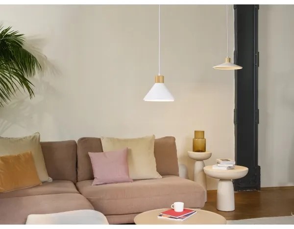 Ledvance - Lampadario a sospensione con filo DECOR PLASTER 1xE27/25W/230V diametro 32 cm gesso bianco