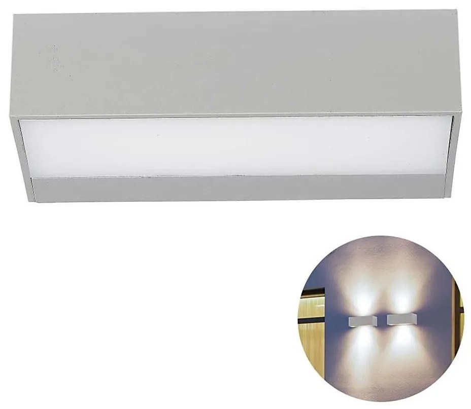 LED Applique da esterno LED/9W/230V 6500K IP65