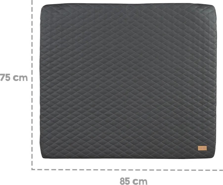 Materassino per fasciatoio 75x85 cm Graphite gesteppt – Roba