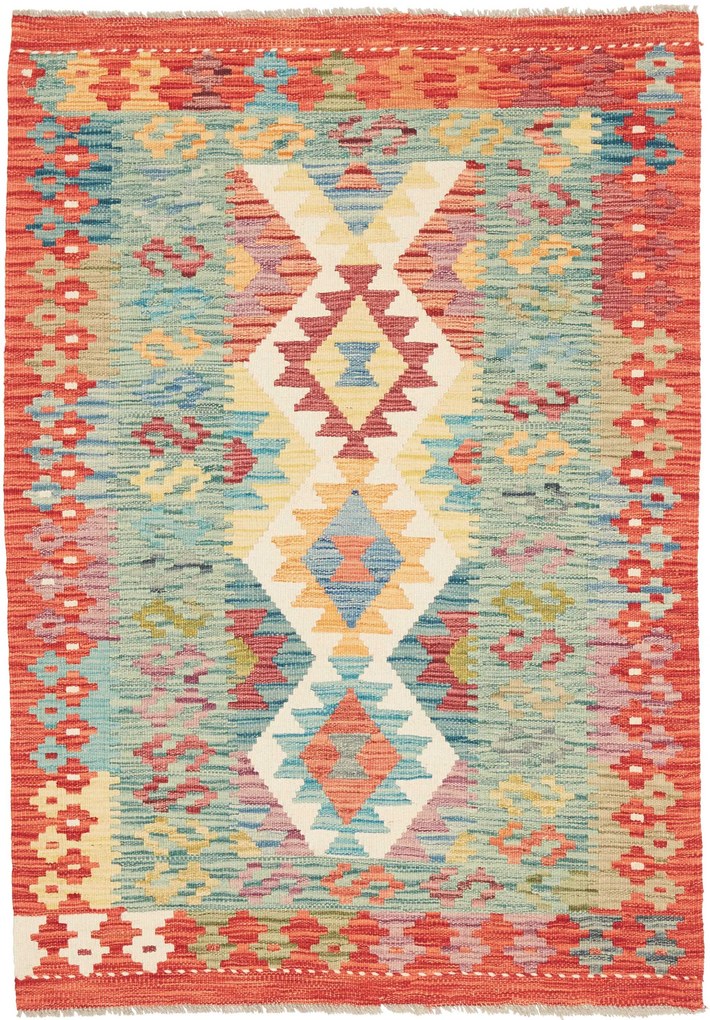 Kilim Tappeto orientale 140 x 100 (Pakistan) Tessuto A Mano