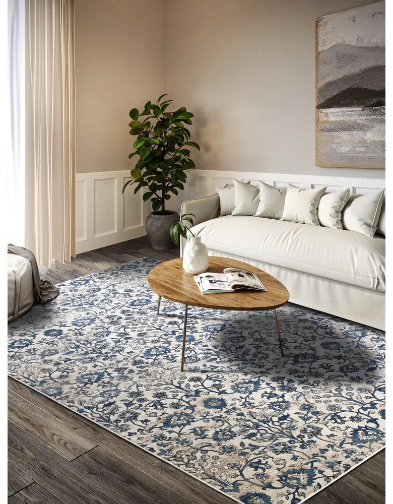 Tappeto blu e crema 160x235 cm Ernest - Villeroy&amp;Boch