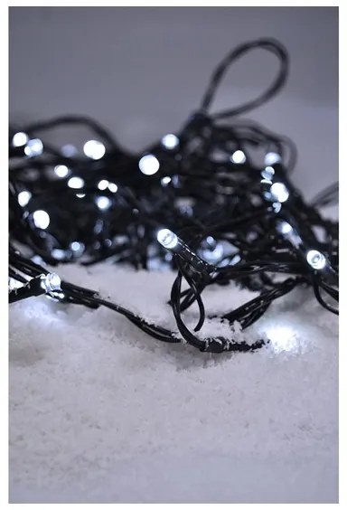 Solight 1V07-W - Catena natalizia LED 400xLED/8 funzioni 25 m IP44 bianco freddo