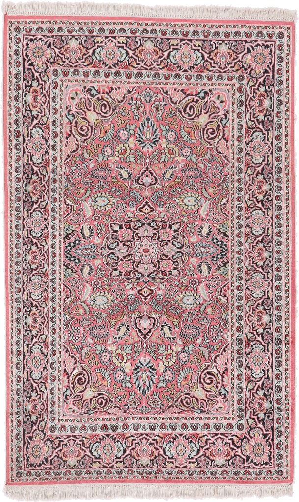 Cashmere Silk Tappeto orientale 190 x 120 (Indian) Annodato A Mano