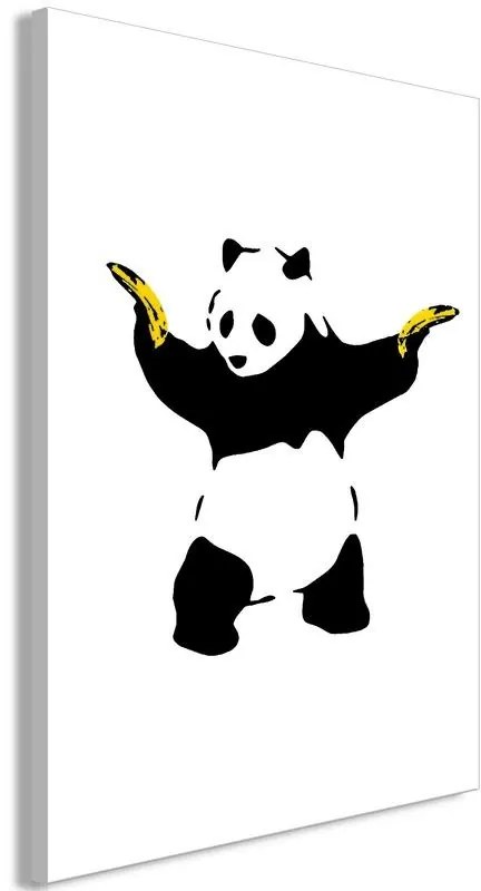 Quadro  Panda with Guns (1 Part) Vertical  Larghezza x Altezza Home decor 40x60