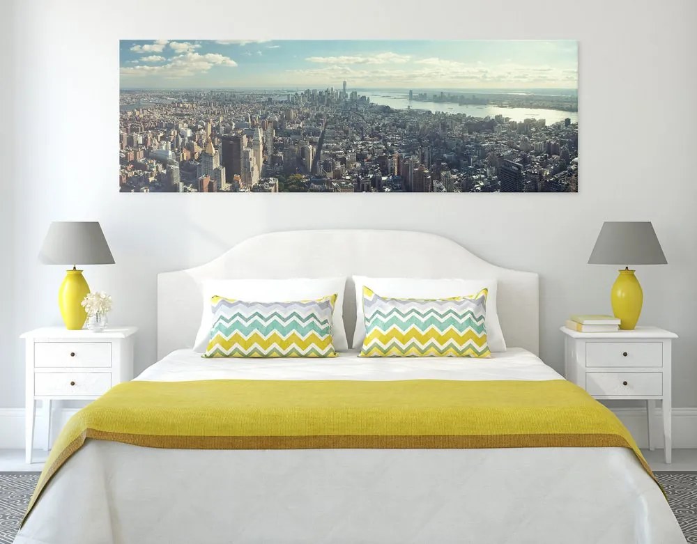 Quadro su tela – Vista sul centro incantevole di New York