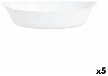 Teglia da Cucina Luminarc Smart Cuisine 32 x 20 cm Bianco Vetro (6 Unità)