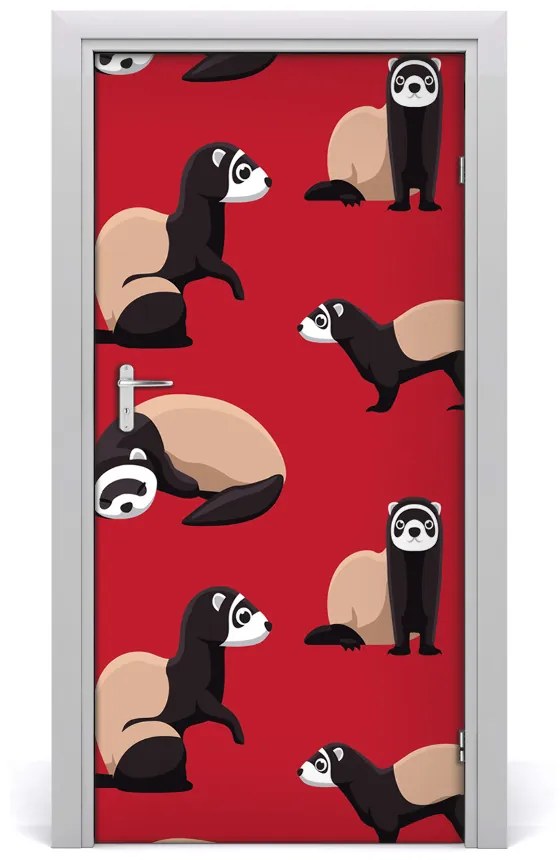 Sticker porta Furetto 85x205 cm
