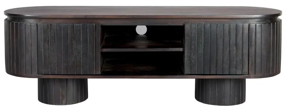 Mobile TV marrone scuro in mango massiccio 140x45x40 cm Kenji – Dutchbone