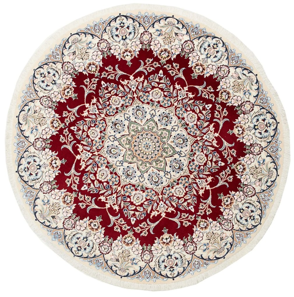 Nain Tappeto 150x150 (Iran) Annodato A Mano