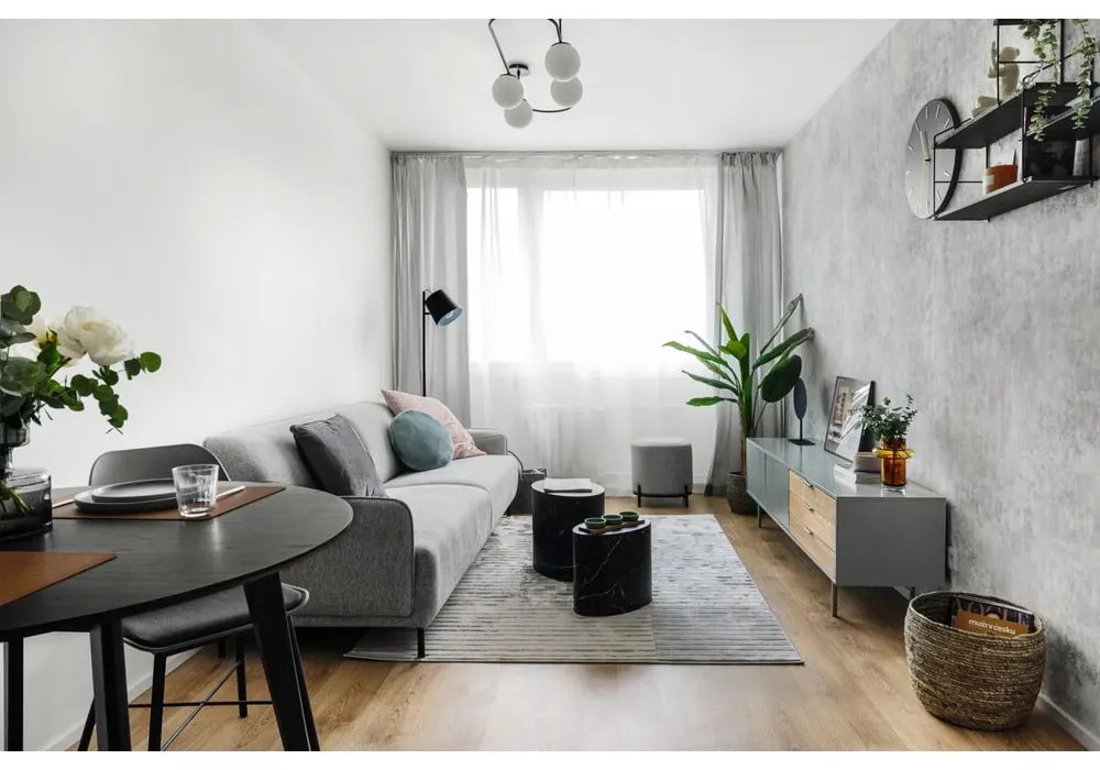 Tappeto rosa/grigio 220x160 cm Apollo - Think Rugs