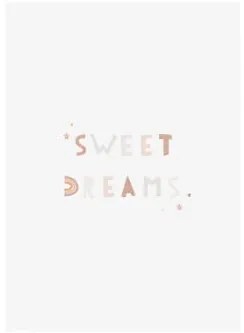 Poster Decorativo (50x70 cm) Novima Kids Bianco grigiastro - Sklum