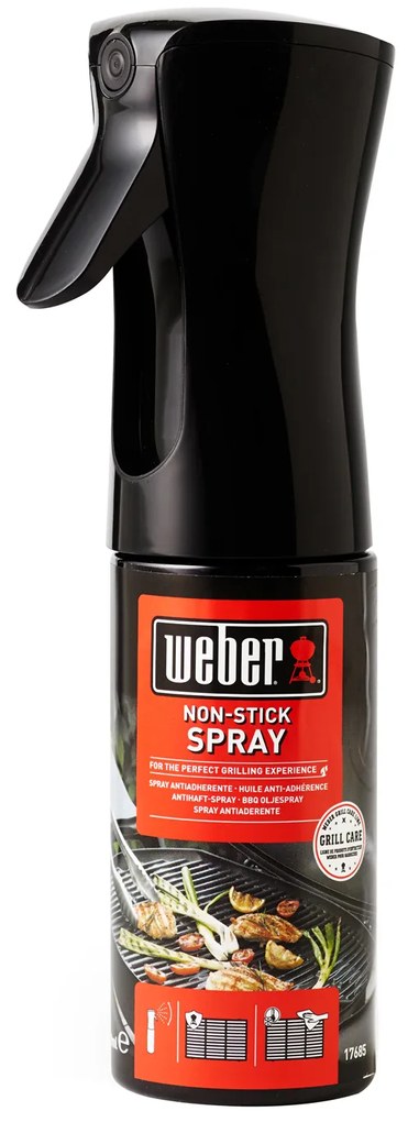 Spray antiaderente 200 ml per barbecue Weber