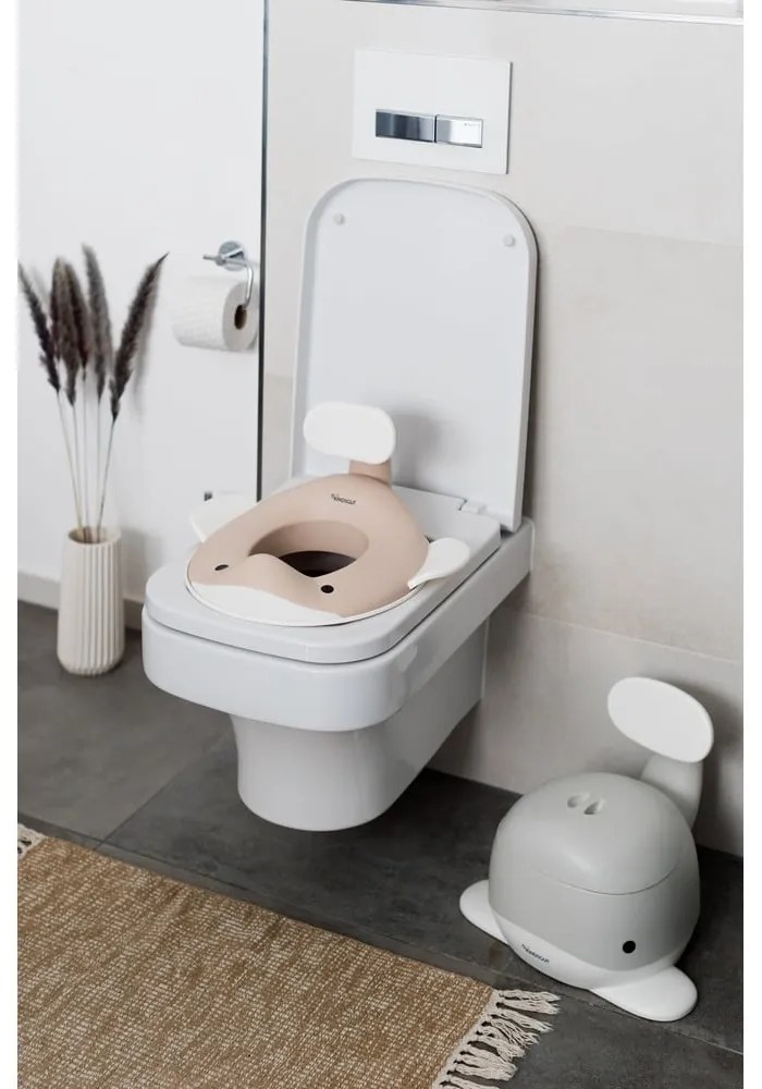 Sedile del water per bambini beige - Kindsgut