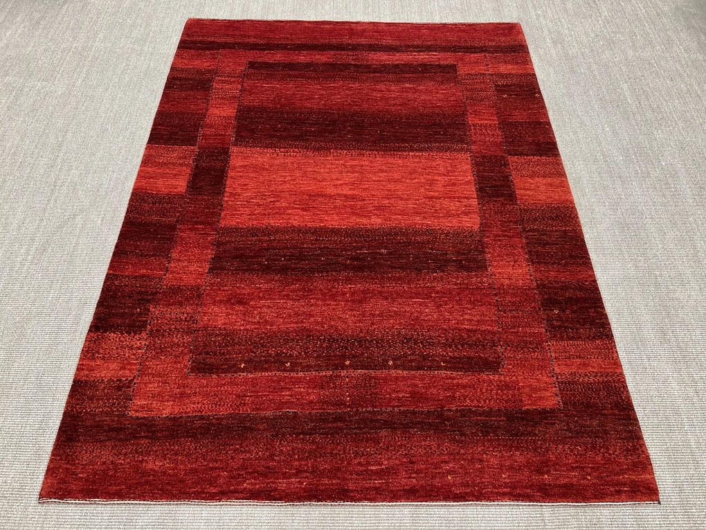 Loribaft Tappeto 170x230 Rosso (Iran) Annodato A Mano
