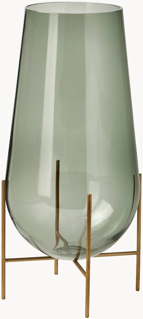 Vaso in vetro soffiato Échasse, alt. 44 cm