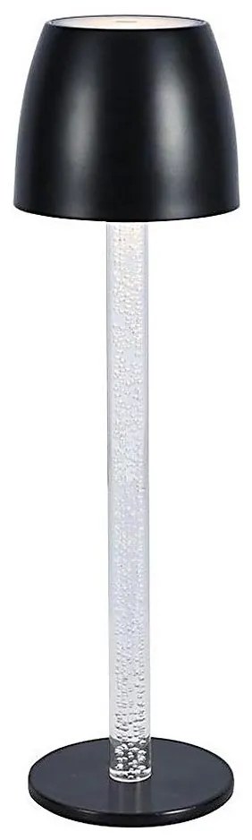 LED Lampada da tavolo ricaricabile dimmerabile LED/3W/5V 3000K nero