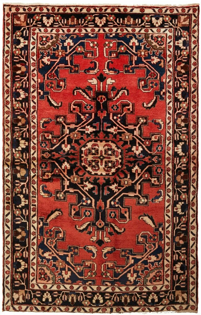 Hamedan Tappeto persiano 190x130 (Iran) Annodato A Mano