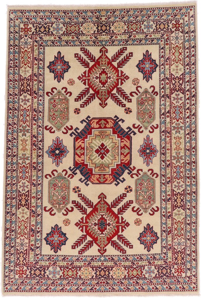 Kazak Tappeto 190x280 (Pakistan) Annodato A Mano