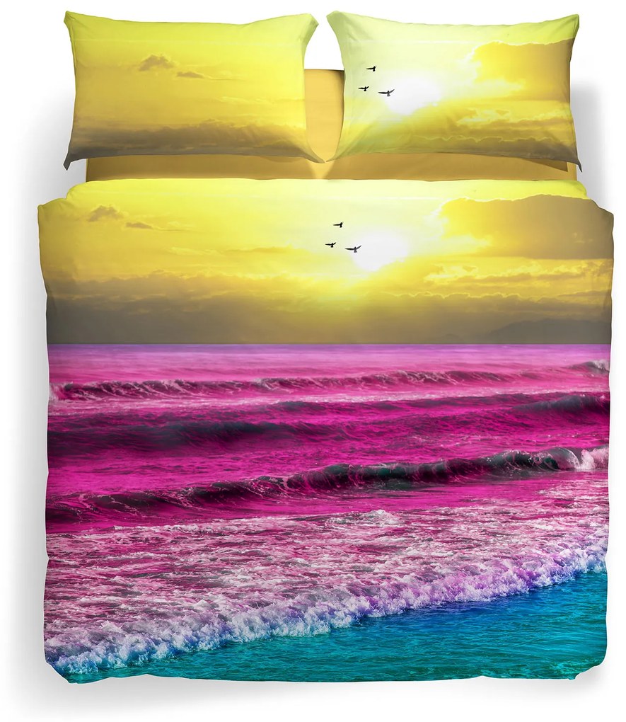 Completo Copripiumino Matrimoniale Colored sea Sogni di