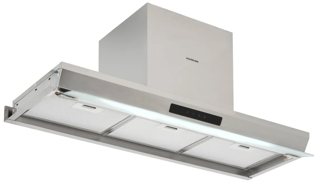 Cappa a incasso 3129 Inside 3 Drop Control SILVERLINE argento L 60 cm