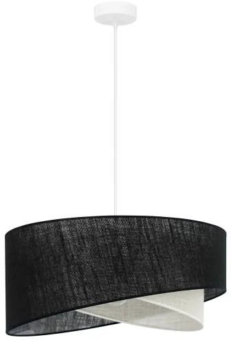 Brilagi - Lampadario LED a sospensione con filo LYRA 1xE27/15W/230V nero/color crema