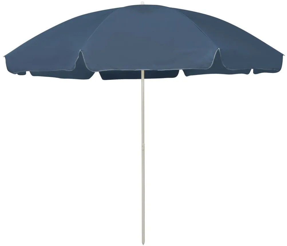Ombrellone Da Spiaggia Blu 300 Cm /