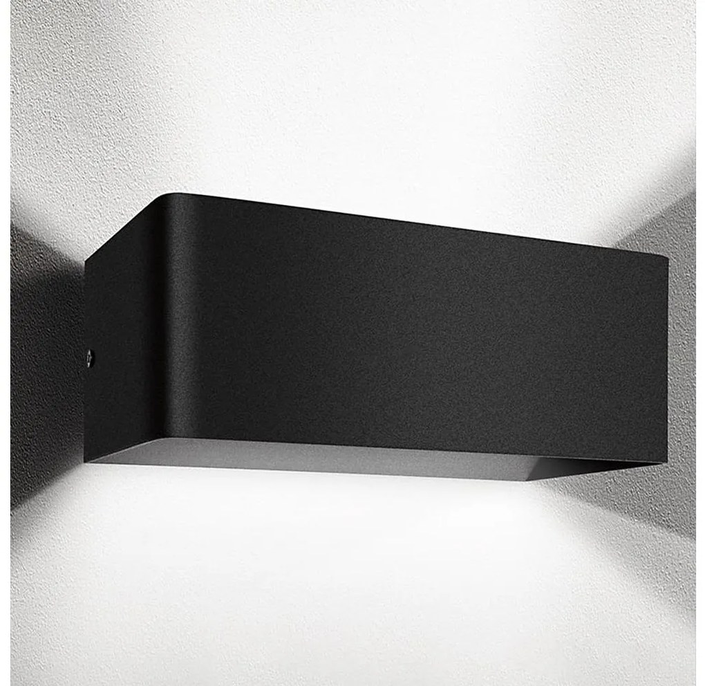 Aigostar - Applique a LED LED/12,5W/230V 20x10 cm nero