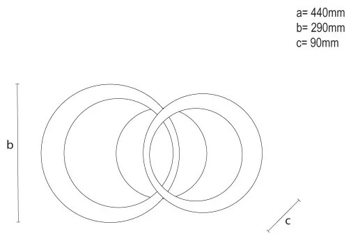 Plafoniera dimmerabile a LED/35W/230V 3000-6500K + telecomando
