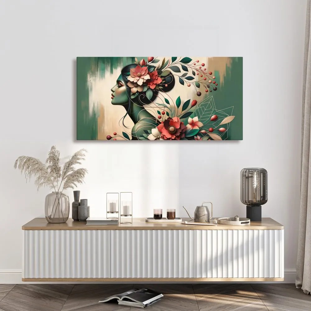 Quadro su tela – Musa dei fiori