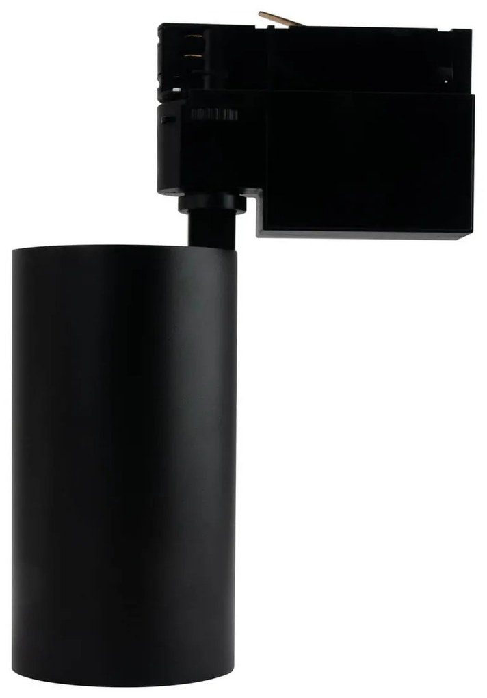 Faro LED 30W Trifase Nero 60° 120lm/W CRI92 no Flickering - BRIDGELUX LED Colore Bianco Caldo 2.700K