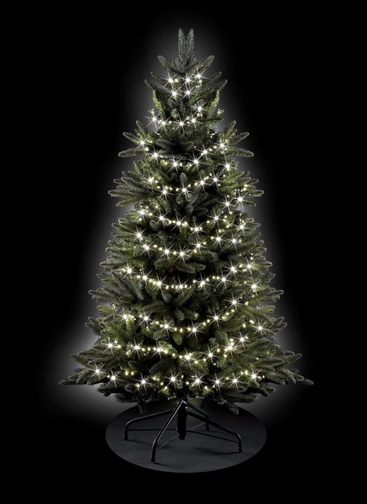 Luci a corda verdi con 1000 LED bianchi 20m IP44 - Prancer