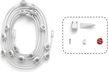 Philips - Prolunga per catena esterna dimmerabile LED RGBW Hue FESTAVIA 16xLED 9m IP65