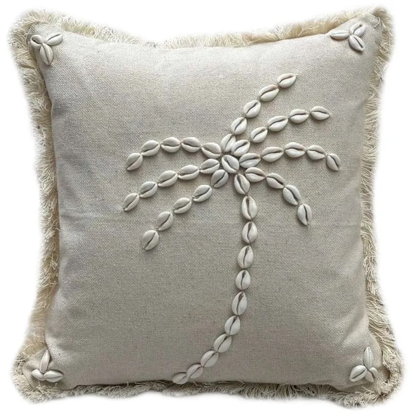 Federa decorativa in cotone 43x43 cm Seashells – Mioli Decor