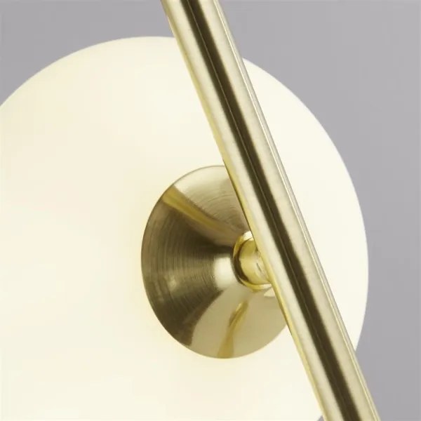 Searchlight EU94040-1GO - Lampada da tavolo PEBBLE 1xG9/7W/230V oro