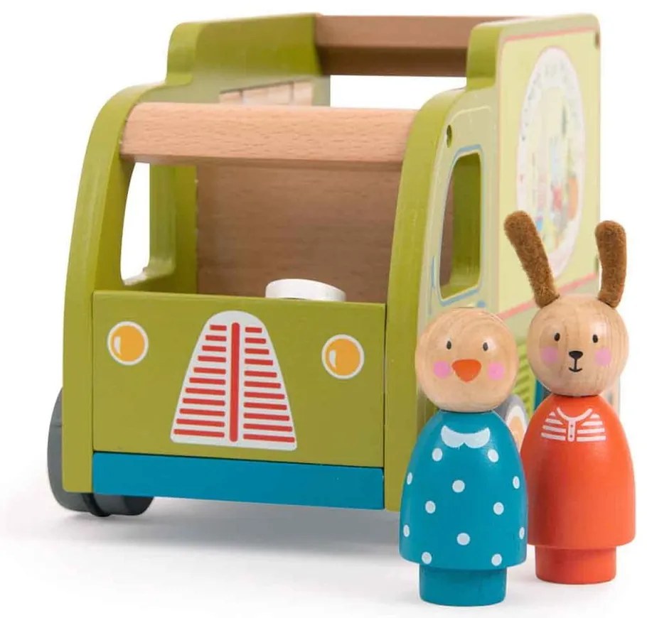 Auto di legno La Grande Famille Food Truck - Moulin Roty