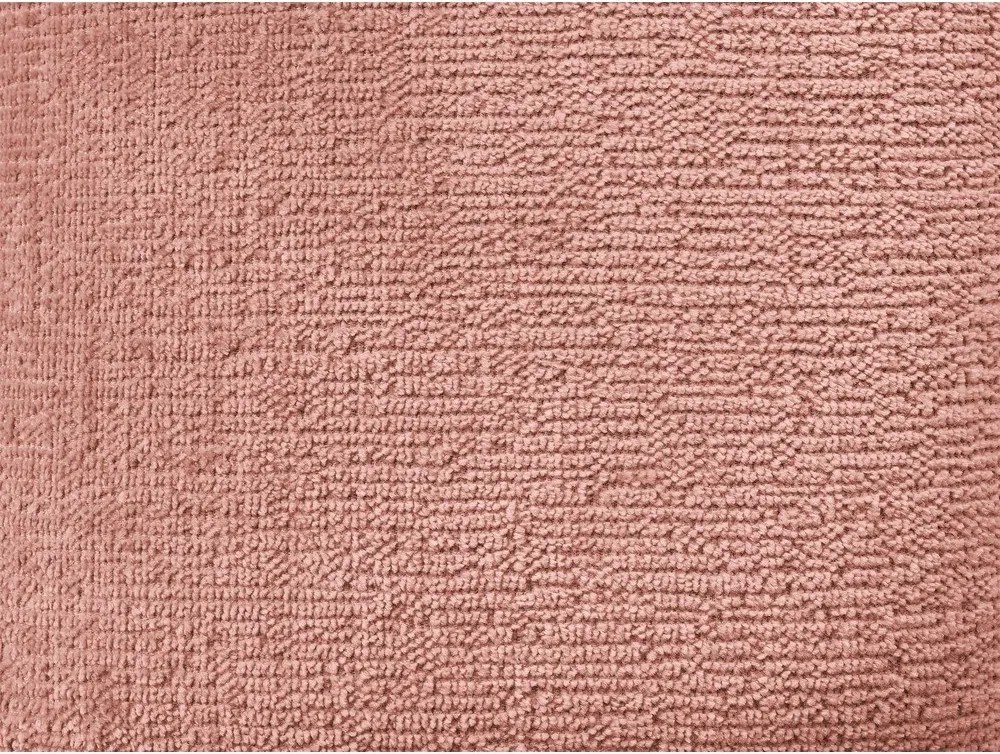 Divano angolare rosa (penisola a sinistra/a L) con rivestimento in ciniglia Whesley – Bobochic Paris