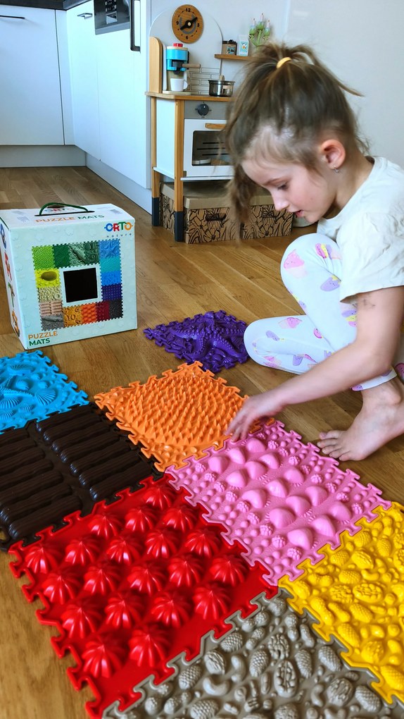 OrtoNature Tappetini ortopedici da massaggio set 12 pezzi - Mix