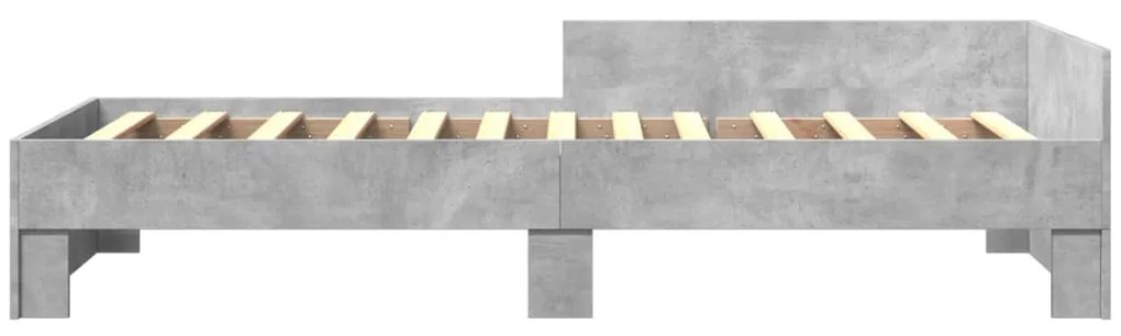 Giroletto grigio cemento 75x190 cm in legno multistrato