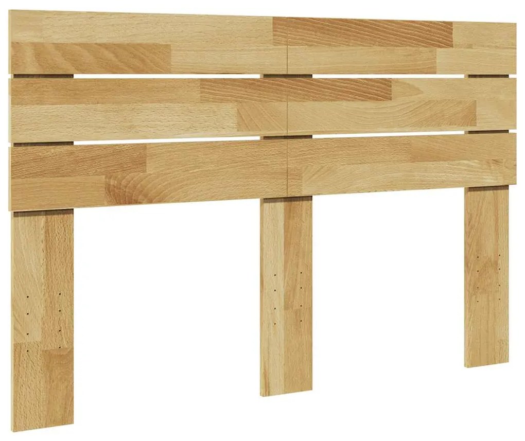 Testiera 120 Cm İn Legno Massello Di Rovere /